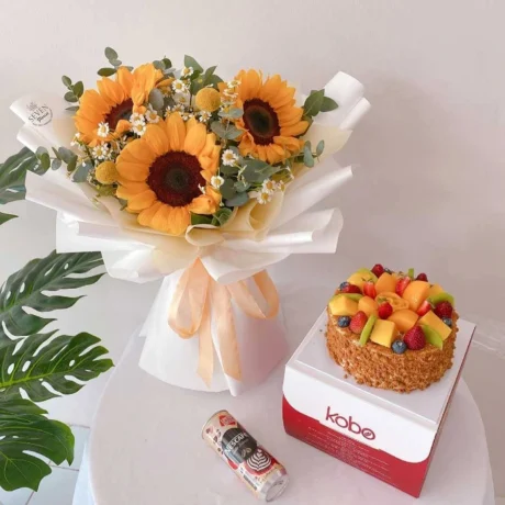 seven florist flower cake sunflower1 1