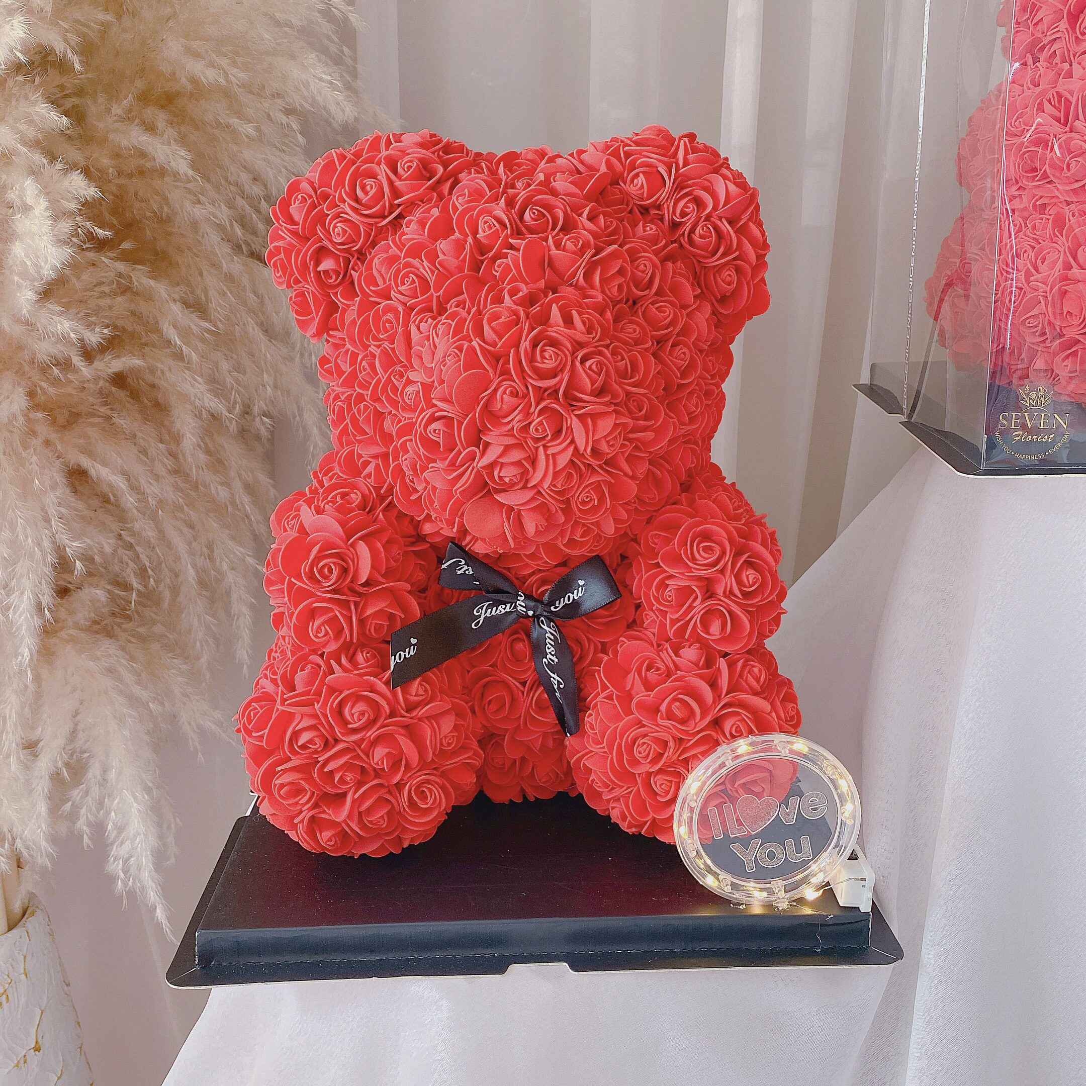 seven florist form rose bear large 02