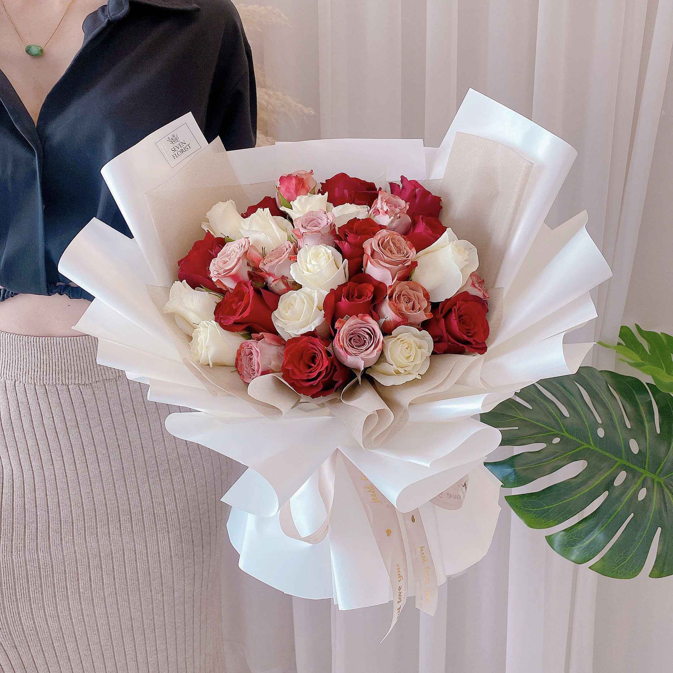 seven florist mocha blush