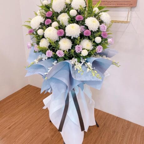 seven florist condolence flowers 3502