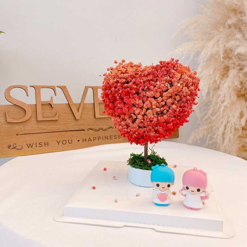 seven florist baby breath love tree c1