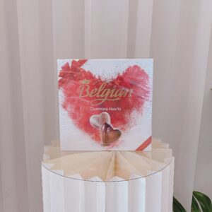 seven florist belgian chocolate heart 250g