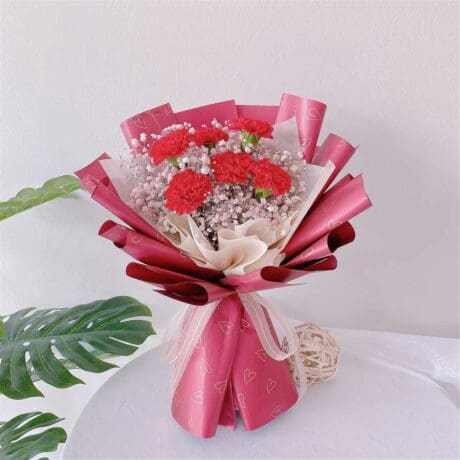 seven florist lovely carnation red 01a