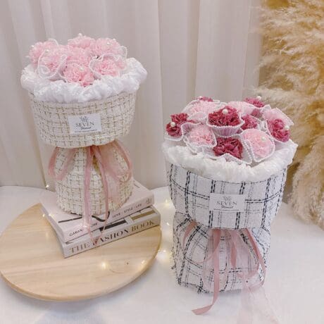seven florist pearly carnation soap flower