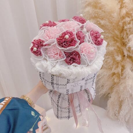 seven florist pearly carnation soap flower mix