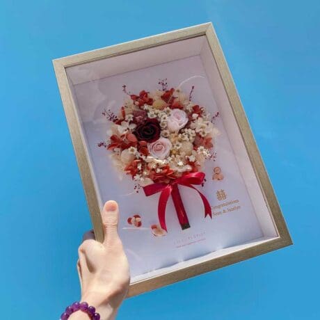 Preserved Flower Frame - Bridal Bouquet (PRE-ORDER)