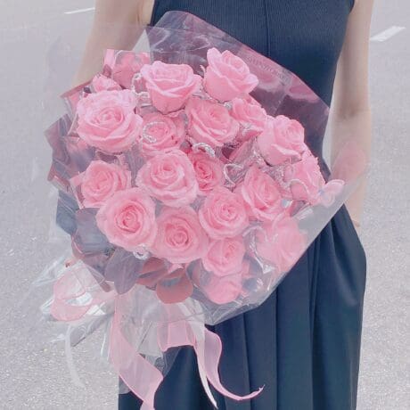 seven florist shiny blossom pink