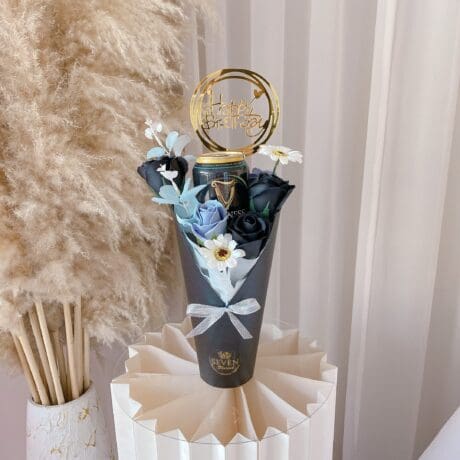 seven florist tipsy beer bouquet