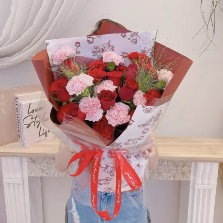seven florist vermilion posy a (1)