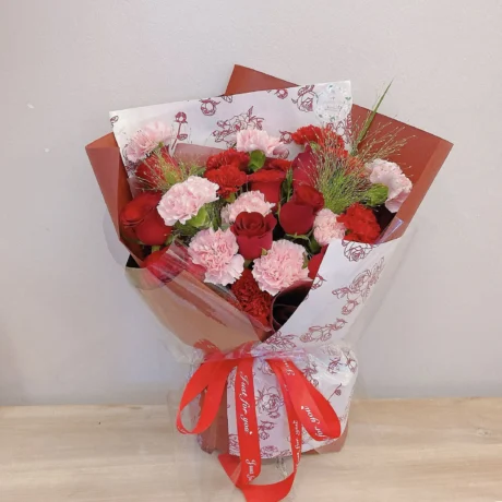 seven florist vermilion posy b (1)
