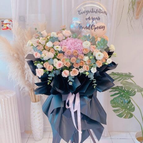 seven florist triumphant victory flower stand