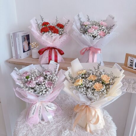 seven florist carnation cascade