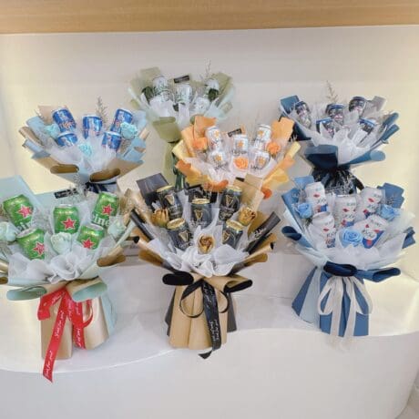 seven florist beers bouquet