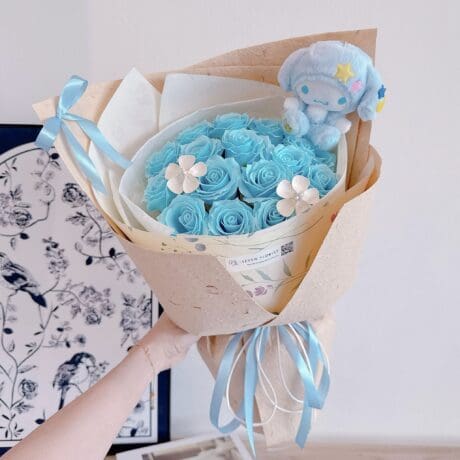 seven florist cuddle bloom blue